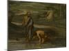 Diogène jetant son écuelle-Nicolas Poussin-Mounted Giclee Print