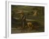 Diogène jetant son écuelle-Nicolas Poussin-Framed Giclee Print