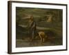 Diogène jetant son écuelle-Nicolas Poussin-Framed Giclee Print