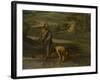 Diogène jetant son écuelle-Nicolas Poussin-Framed Giclee Print