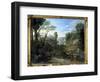 Diogene Throwing His Ecvil, 1648 (Oil on Canvas)-Nicolas Poussin-Framed Giclee Print