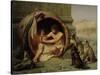 Diogenes, 1860-Jean Leon Gerome-Stretched Canvas