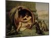 Diogenes, 1860-Jean Leon Gerome-Mounted Premium Giclee Print