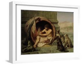 Diogenes, 1860-Jean Leon Gerome-Framed Giclee Print