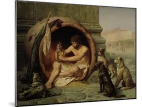 Diogenes, 1860-Jean Leon Gerome-Mounted Giclee Print