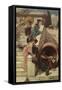 Diogenes. 1882-John William Waterhouse-Framed Stretched Canvas
