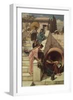 Diogenes. 1882-John William Waterhouse-Framed Giclee Print