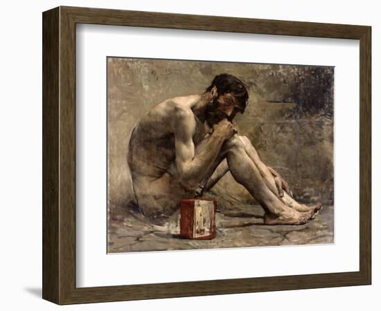 Diogenes, 1905-Jules Bastien-Lepage-Framed Premium Giclee Print