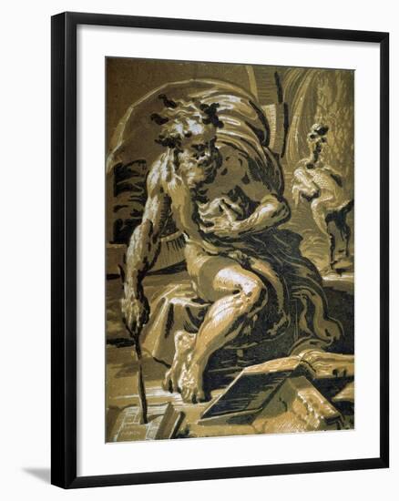 Diogenes, after 1527-Ugo da Carpi-Framed Giclee Print