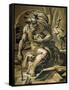 Diogenes, after 1527-Ugo da Carpi-Framed Stretched Canvas