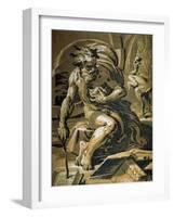 Diogenes, after 1527-Ugo da Carpi-Framed Giclee Print