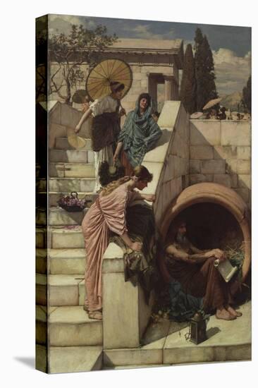 Diogenes (D.C.320 BC), 1882-John William Waterhouse-Stretched Canvas