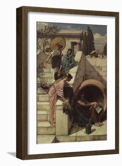 Diogenes (D.C.320 BC), 1882-John William Waterhouse-Framed Premium Giclee Print