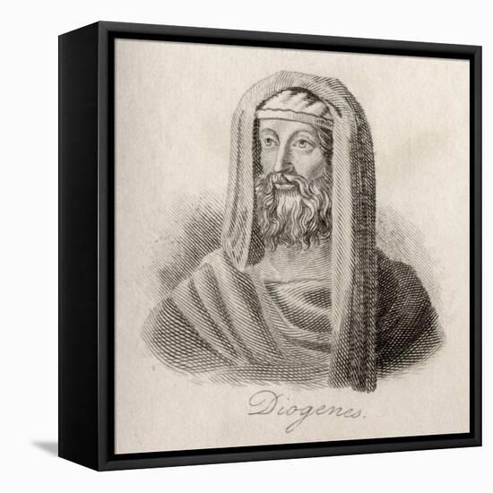 Diogenes of Sinope-J.W. Cook-Framed Stretched Canvas