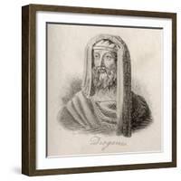 Diogenes of Sinope-J.W. Cook-Framed Giclee Print