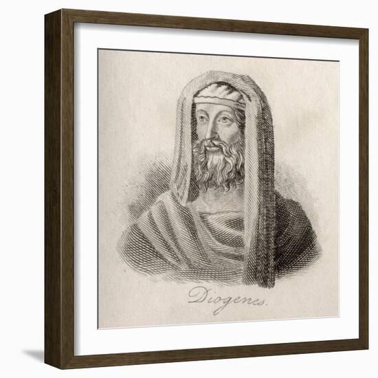 Diogenes of Sinope-J.W. Cook-Framed Giclee Print