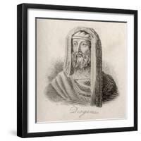 Diogenes of Sinope-J.W. Cook-Framed Giclee Print