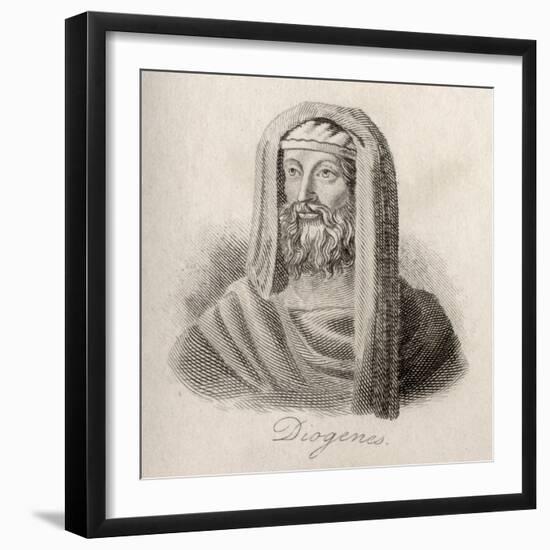 Diogenes of Sinope-J.W. Cook-Framed Giclee Print