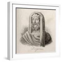 Diogenes of Sinope-J.W. Cook-Framed Giclee Print