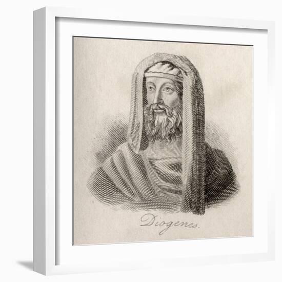 Diogenes of Sinope-J.W. Cook-Framed Giclee Print
