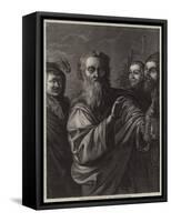 Diogenes Seeking for an Honest Man-Salvator Rosa-Framed Stretched Canvas