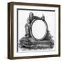 Diogenes with Lantern-null-Framed Art Print