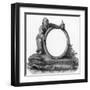 Diogenes with Lantern-null-Framed Art Print