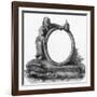 Diogenes with Lantern-null-Framed Art Print