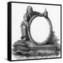 Diogenes with Lantern-null-Framed Stretched Canvas