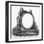 Diogenes with Lantern-null-Framed Art Print