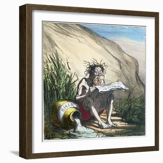 Diogenes-Honore Daumier-Framed Giclee Print