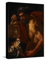 Diogenes-Johann Karl Loth-Stretched Canvas