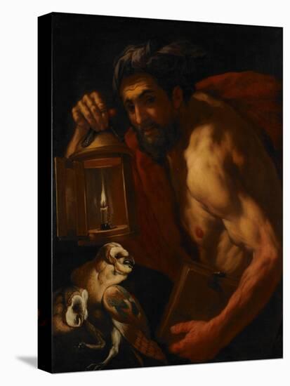 Diogenes-Johann Karl Loth-Stretched Canvas