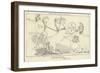 Diomed Casting His Spear Against Mars-John Flaxman-Framed Premium Giclee Print