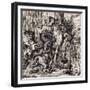 Diomède dévoré par ses chevaux-Gustave Moreau-Framed Giclee Print