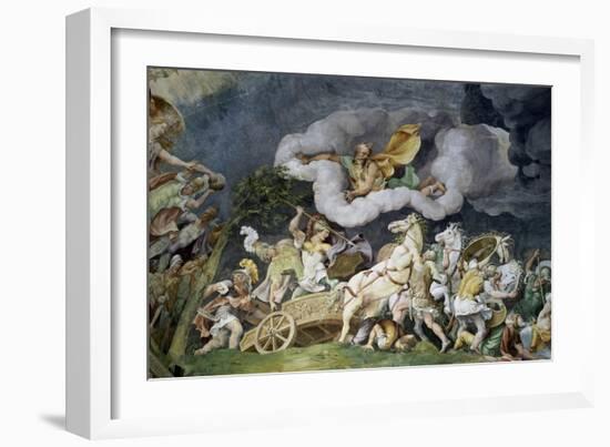 Diomede Uccide Tideo-Giulio Romano-Framed Giclee Print