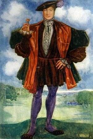 Man 's costume in reign of Henry VIII (1509-1547)