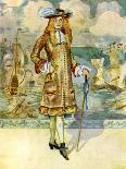 Man 's costume in reign of the Charles II (1660-1685)-Dion Clayton Calthrop-Giclee Print