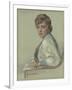 Dion William Palgrave Clayton Calthrop, Aged Eight, 1886 (Pencil and Coloured Chalks on Blue-Green-Anthony Frederick Augustus Sandys-Framed Giclee Print