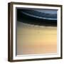 Dione And Ring Shadows on Saturn, Cassini-null-Framed Premium Photographic Print