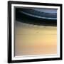 Dione And Ring Shadows on Saturn, Cassini-null-Framed Photographic Print