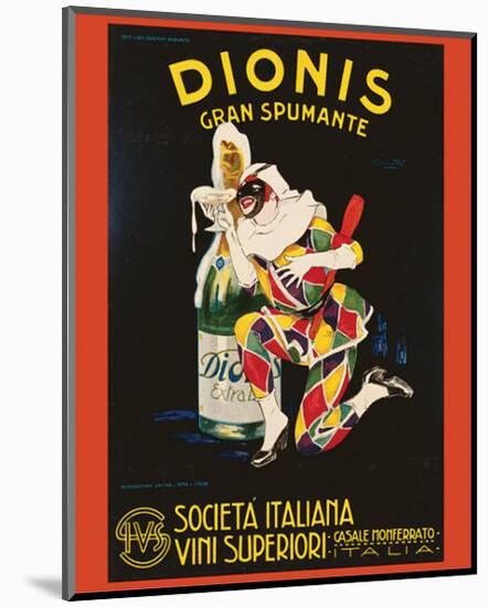 Dionis Gran Spumante-Leonetto Cappiello-Mounted Poster