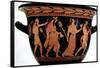 Dionysiac Procession, Detail of an Attic Red-Figure Bell-Krater, 5th Century BC-null-Framed Stretched Canvas