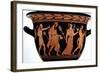 Dionysiac Procession, Detail of an Attic Red-Figure Bell-Krater, 5th Century BC-null-Framed Giclee Print