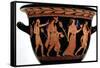 Dionysiac Procession, Detail of an Attic Red-Figure Bell-Krater, 5th Century BC-null-Framed Stretched Canvas