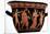 Dionysiac Procession, Detail of an Attic Red-Figure Bell-Krater, 5th Century BC-null-Mounted Premium Giclee Print