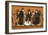 Dionysian Scene from Collection Des Vases Grecs De Le Comte De M Lamberg-Alexandre De Laborde-Framed Giclee Print