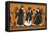 Dionysian Scene from Collection Des Vases Grecs De Le Comte De M Lamberg-Alexandre De Laborde-Framed Stretched Canvas