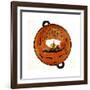 Dionysius in a Sailing Boat Surrounded by Dolphins, Ancient Greek Dish (Krate), 530 Bc-null-Framed Giclee Print