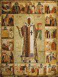 The Metropolitan Peter of Moscow with Scenes from His Life, 1480s-Dionysius-Giclee Print